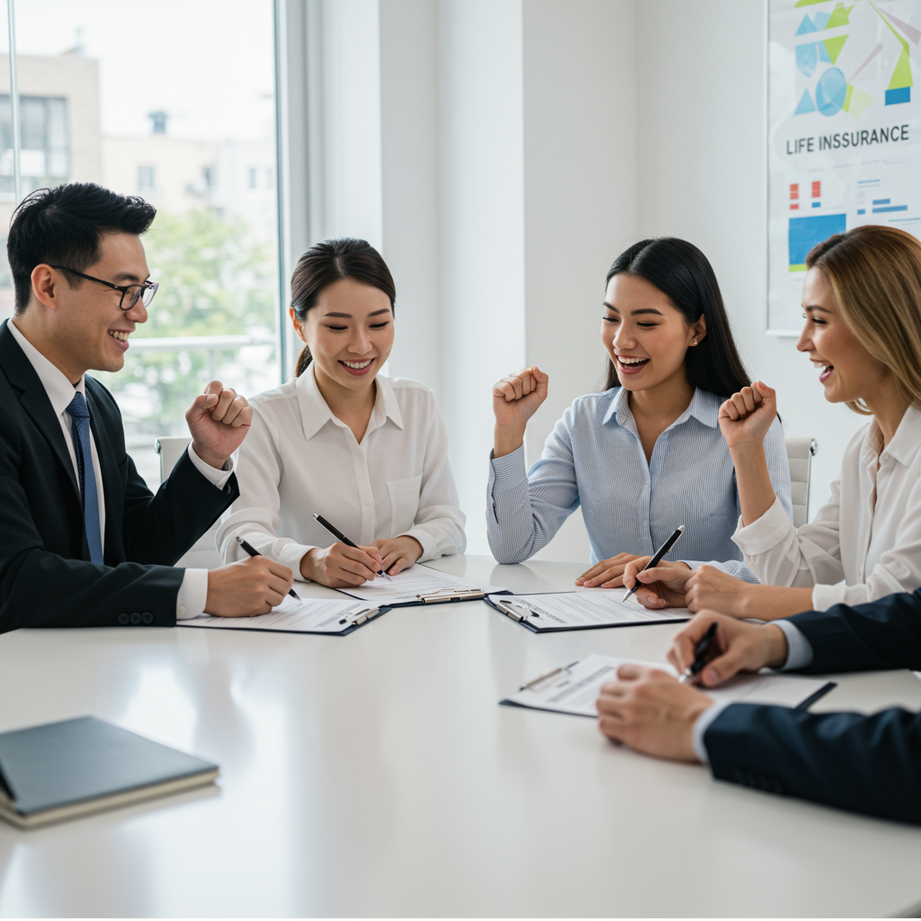 Signing life insurance